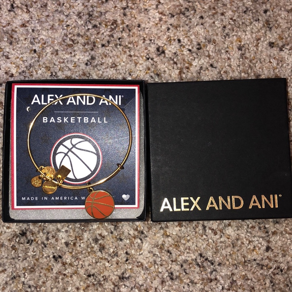 Alex and Ani basketball bracelet